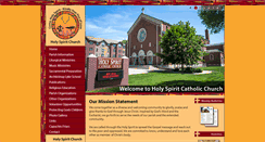 Desktop Screenshot of holyspiritcleveland.org